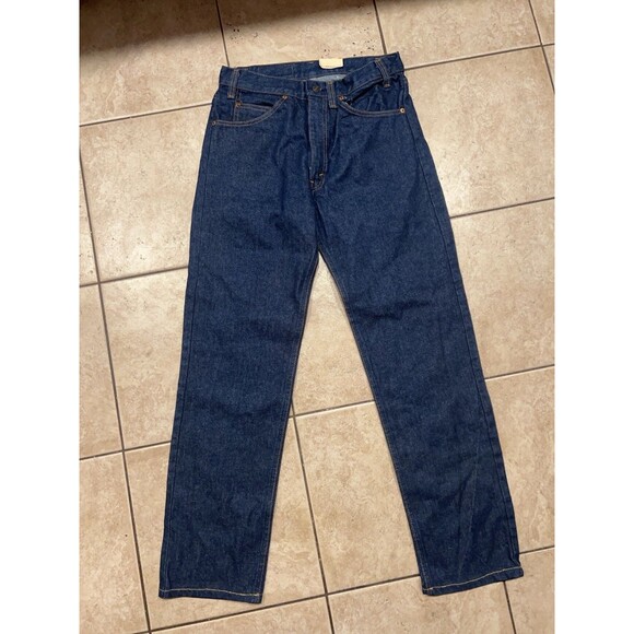 Vintage Levis Jeans Men 32x32 Fits 30W 505 Orange Tab Denim USA Made NOS 80s - Picture 2 of 12